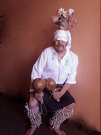2012 from my mom's side I am of YAQUI heritage, here is my deer dancer outfit, what I wear when I present my Yaqui Stories program!
