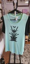 Unisex Tank Top - Mint/Coral