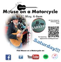 Mouse on a Motorcycle on a Saturday night!