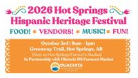 JACOB FLORES Live @ 3rd Annual Hispanic Heritage Festival (HOT SPRINGS, AR)