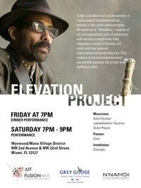 Jamaaladeen joinsKahil El'Zabar's  ELEVATION w/ ArtistLucy Slivinski 