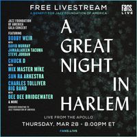 Jazz Foundation of America Great Night in Harlem at Apollo Theater Jamaaladeen Joins BOB WEIR !
