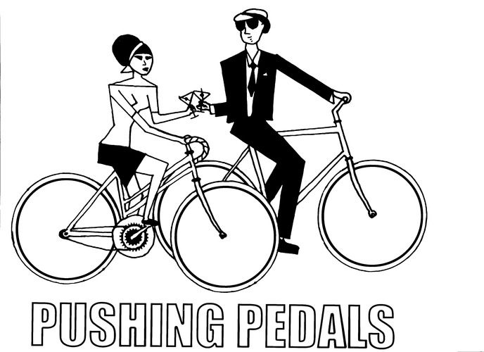 Pushing Pedals T-Shirt
