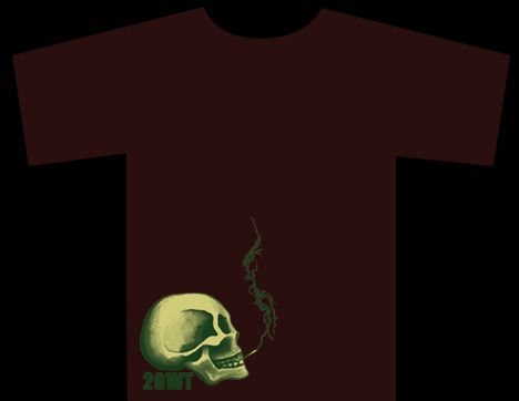 Smoking Skull T-Shirt
