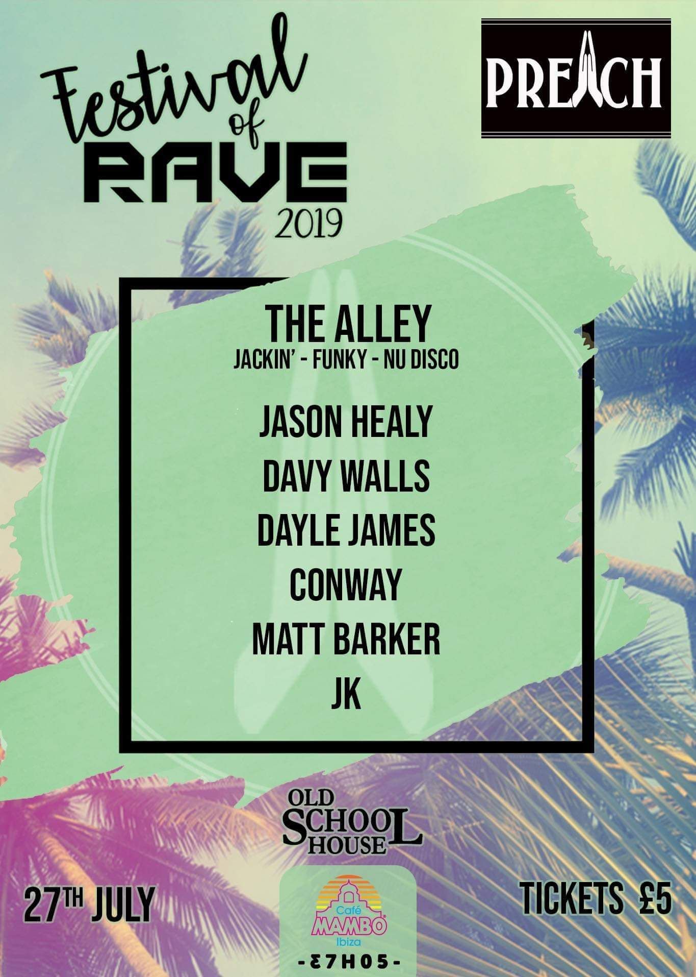 MATT BARKER, LIVE FOR PREACH @ FESTIVAL OF RAVE WITH CAFE MAMBO, 27/07/2019 episode artwork