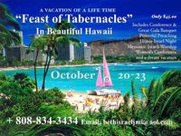 Feast Of Tabernacles - 2nd Night of Celebration!