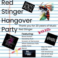 Red Stinger Hangover Party