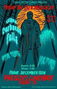 Phoenix Tattoo Company Presents: Friday the 13th Massacre
