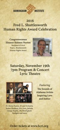 Fred L. Shuttlesworth Human Rights Awards Celebration