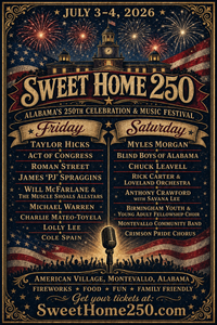 Sweet Home 250 Festival w/ James ‘PJ’ Spraggins & The Alabama Jazz Allstars