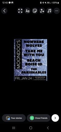 The Parishables, Nowhere Wolves, Take Me With You and Beach Boise ID Live at Moondogs!