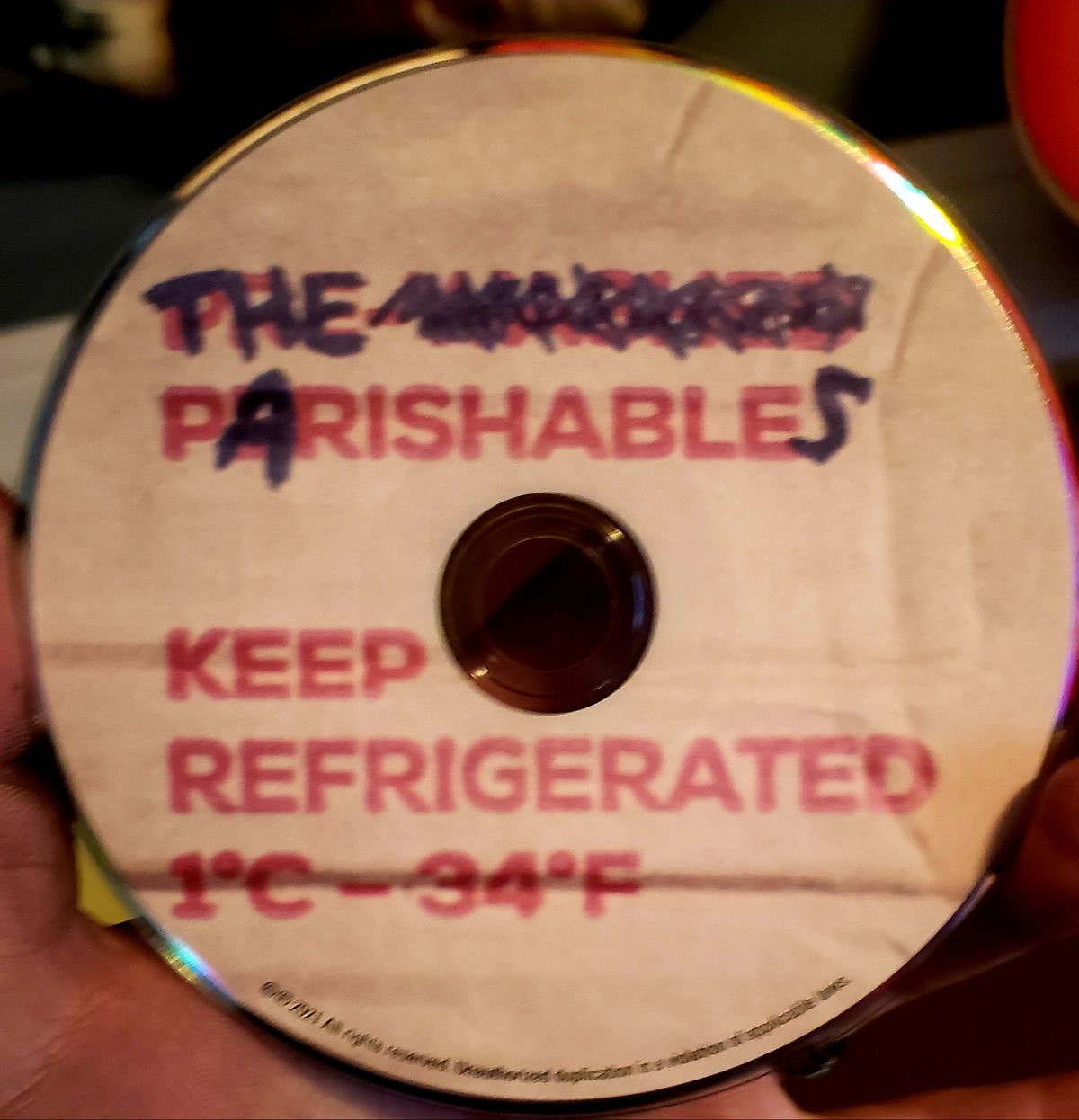 KEEP REFRIGERATED - CD