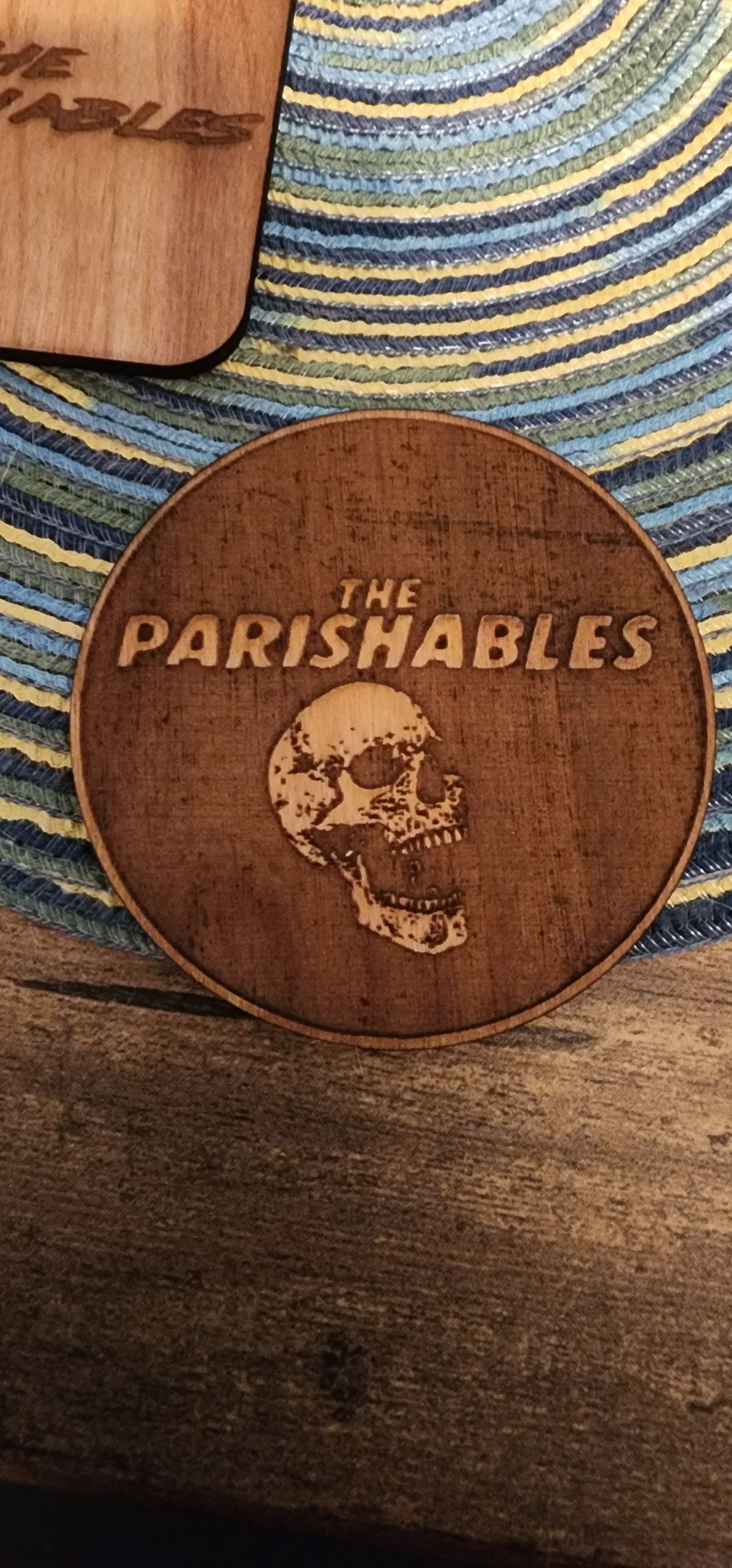 The Parishables Skull Coasters 