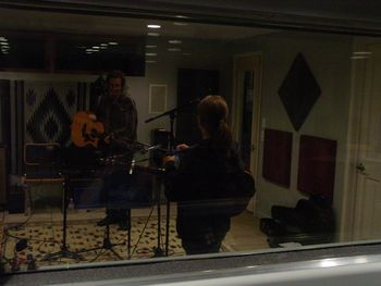 Andy and Gloria tracking "Hard Times"
