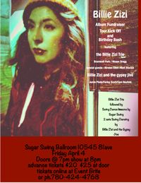 Billie Zizi birthday bash, album fundraiser and tour kickoff