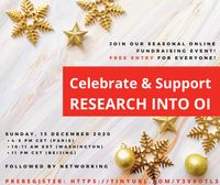 Care4BrittleBones Seasonal Gathering and Research Fundraiser!