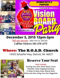 The ROAD Church Vision Board Party