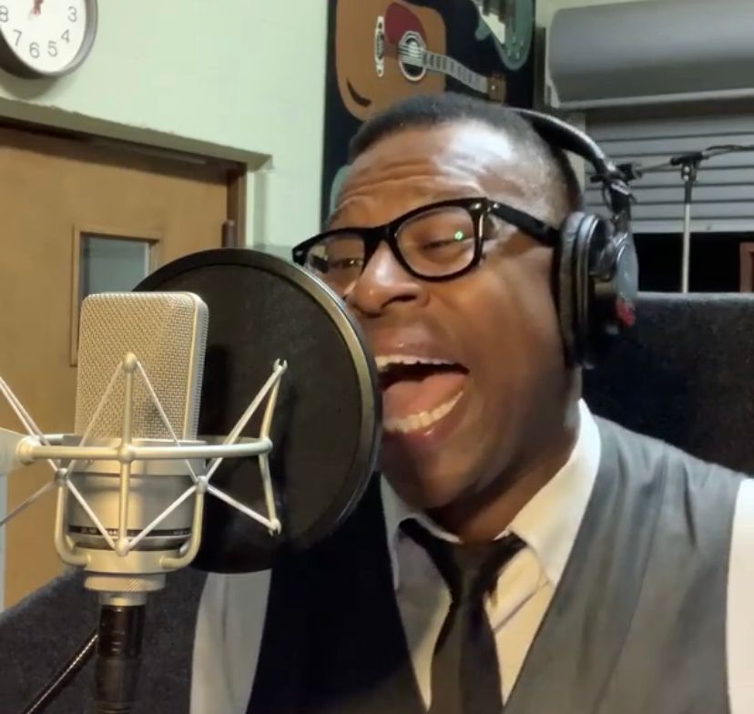 Tracking vocal for Adam Nitti's "Beat of My Heart".
