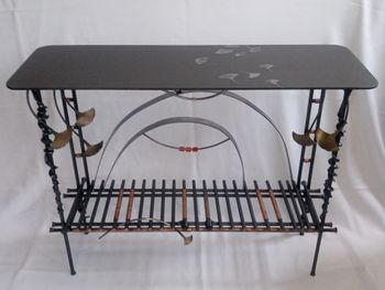 SOLD Falling Leaves Table 30in x 40in x 14in
