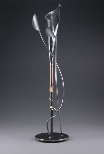 calla lily candlestick $125.
