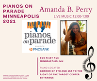 Amanda B. Perry Live Pianos on Parade Minneapolis