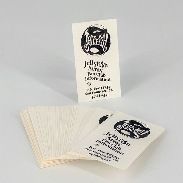 Jellyfish Fan Club Cards