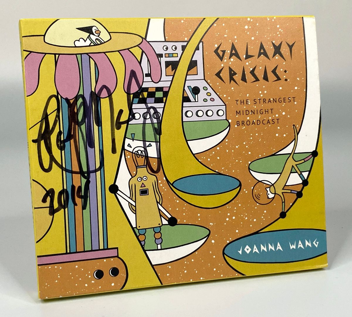 *NEW* JOANNA WANG "Galaxy Crisis: The Strangest Midnight Broadcast" CD (ROGER SIGNED) / Roger Produced & Performs