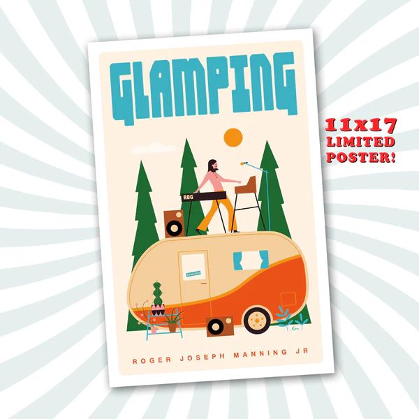 Limited Edition "Glamping" Artwork Poster