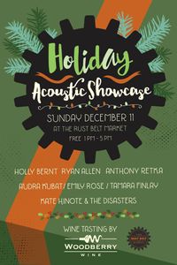 Holiday Acoustic Showcase at The Rust Belt Market!