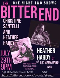 christine santelli and Heather Hardy plus Heather Hardy band