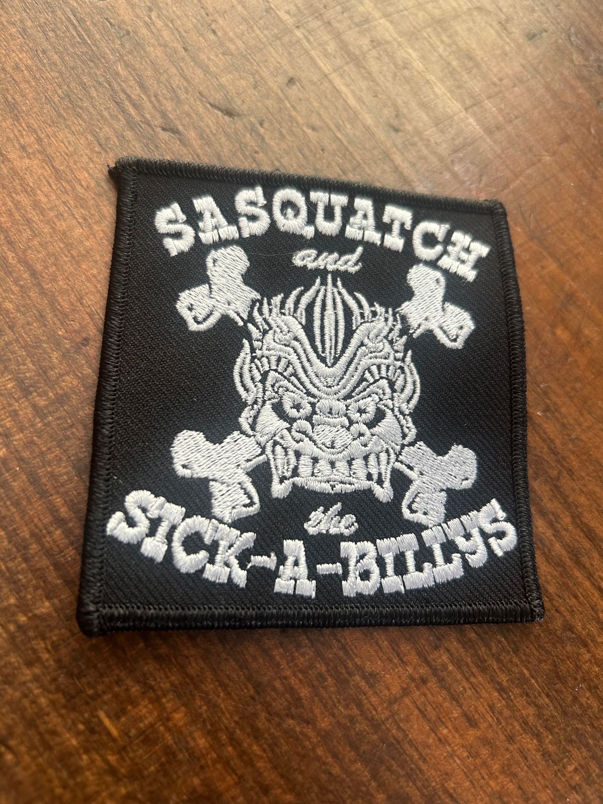 SASQUATCH (crossbone) EMBROIDERED PATCH