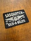 SASQUATCH (microphone/wings) EMBROIDERED PATCH