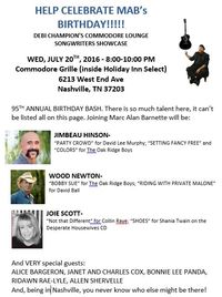 Marc-Alan Barnette THE BIRTHDAY EXTRAVAGANZA!!!!