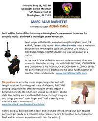 Marc-Alan Barnette W Special guest, MEGAN KANE