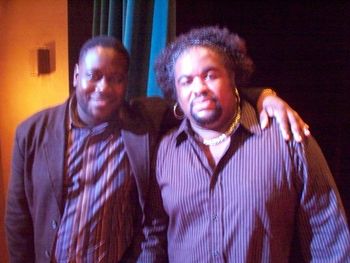 One of great musician on the Organ(Bobby Sparks) and Bobby Lee after the Eric Darius/Jeff Golub concert. Bobby Sparks apart of the band that night
