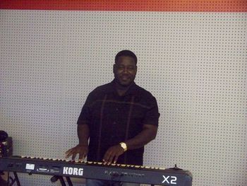 Posing after playing "Suite Groove" from the Indeed Soulful CD!
