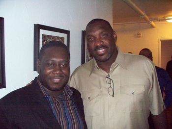 Super Bowl winning QB Doug Williams. At the show,plus in town for the Grambling/Prairie View Game.
