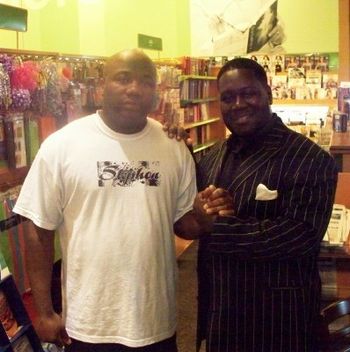 Stephon said he was checking me out when he recognized me on the poster. He got his copy of INDEED SOULFUL and even call his cousins out here in Abilene,Tx
