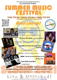 Spiral (Jazz Funk Fusion Band) - St Leonards Summer Music Festival Live & Unlocked!