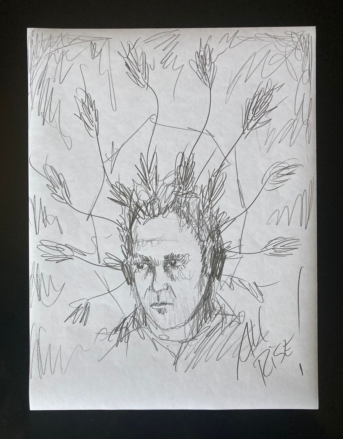 The Black Messiah Self Portrait (numbered, signed and framed)