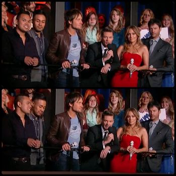 Zacariah on American Idol while introducing Janelle Monae before her performance
