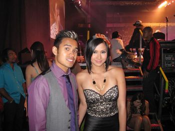 Chris with Wowowee host Mariele
