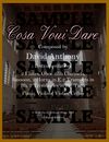 Cosa Voui Dare - A special piece that was composed for religious use. Full Score and Parts