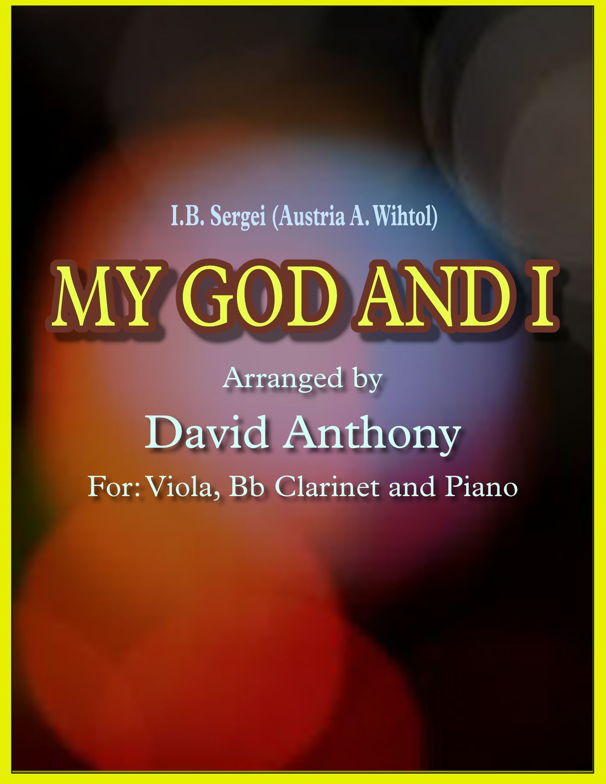 My God And I - Full Score and Parts