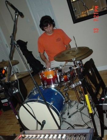 Recording demos for High River Band 2005ish
