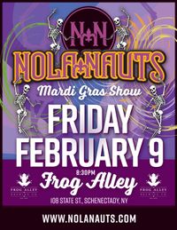 The NoLaNauts Mardi Gras Dance Party @ Frog Alley Brewing