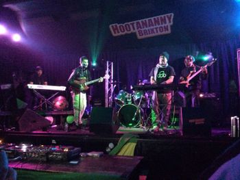 On stage with The Dub Natty Sessions
