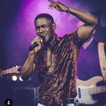 London Soul man Andrae Bentley doing his thing
