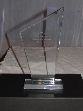 It's a crystal trophy
