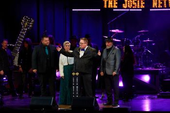 Our 30 seconds in the famous "circle" on the Grand Ole Opry stage!
